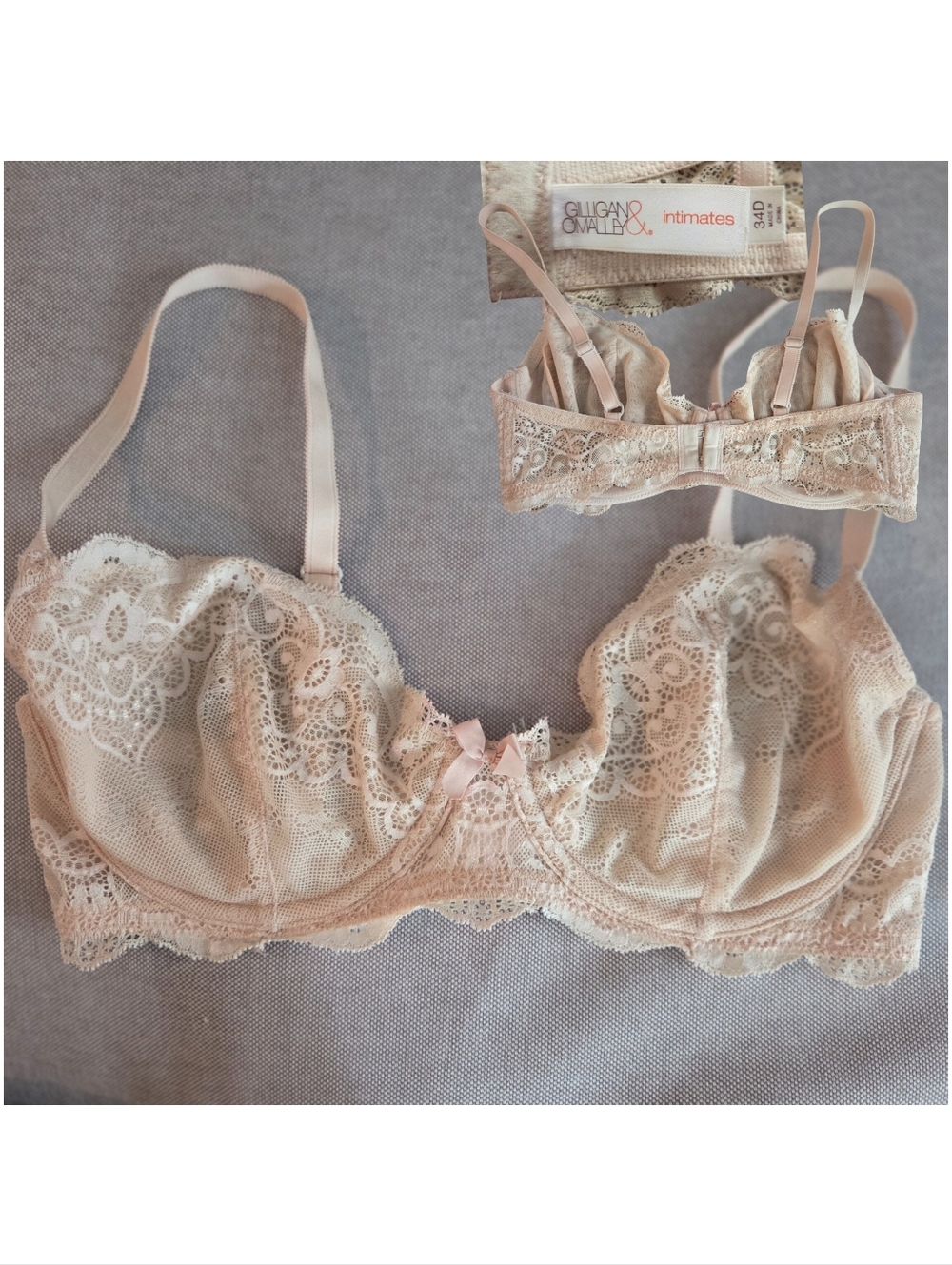 34D/DD 6 BRAS Felina H&M Maidenform Underwire Lot Of 6 Lace & Satin GUC Bras - Picture 2 of 10
